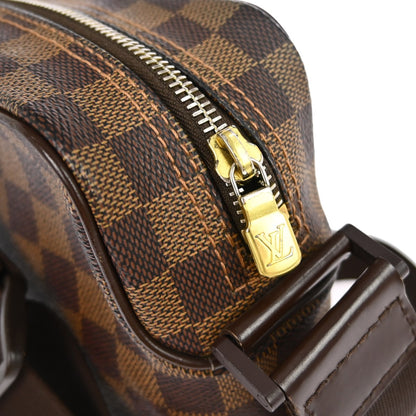 Louis Vuitton Olav Handbag Damier, BROWN, CANVAS, Shoulder bag