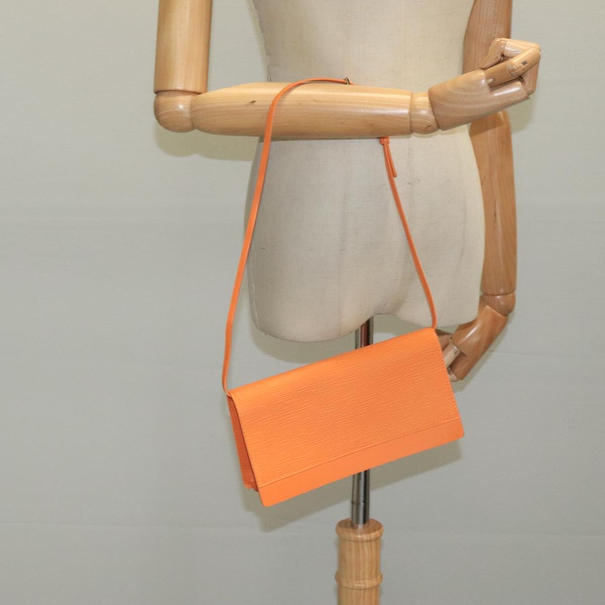 Louis Vuitton Honfleur Handbag Epi Leather, ORANGE, LEATHER, Shoulder bag