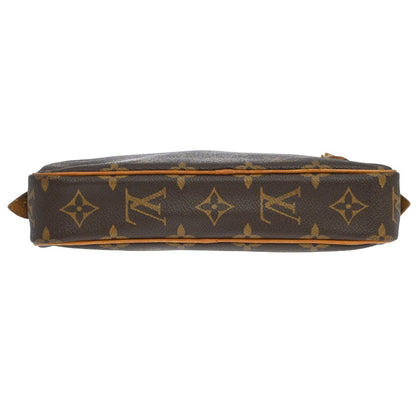 Louis Vuitton Pochette Marly Bandouliere Bag Monogram Canvas, Brown, Canvas, Clutch