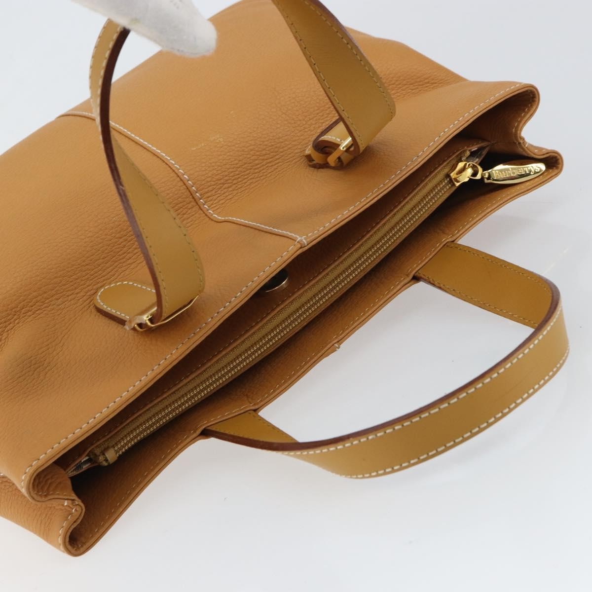 Burberry Vintage tote bag Leather, Beige, Leather, Tote Bag