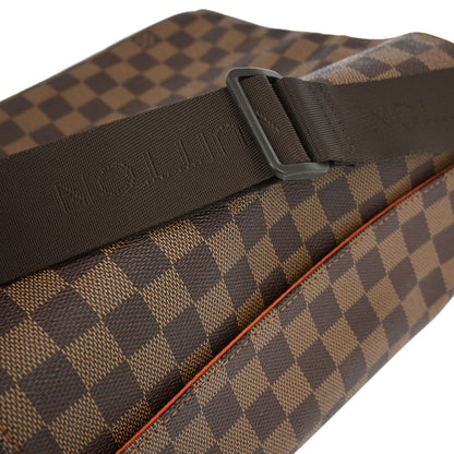 Louis Vuitton Naviglio Handbag Damier, BROWN, CANVAS, Shoulder bag