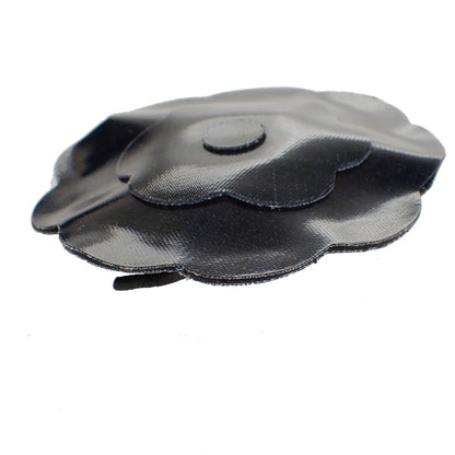 Chanel Camellia Brooch Denim, NAVY, DENIM_JEANS, Brooch