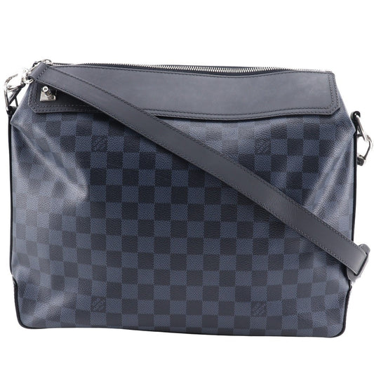 Louis Vuitton Greenwich Messenger Bag Damier Cobalt, BLACK, CANVAS, Shoulder bag