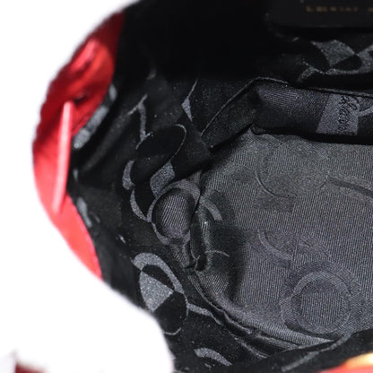 Salvatore Ferragamo Gancini Backpack Suede, RED, SUEDE, Backpack