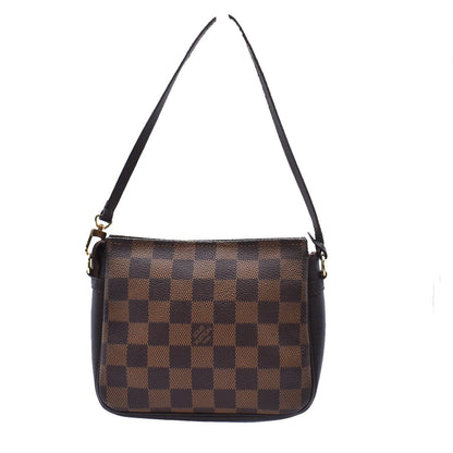 Louis Vuitton Trousse Make Up Bag Damier Canvas, BROWN, CANVAS, Clutche & pouche