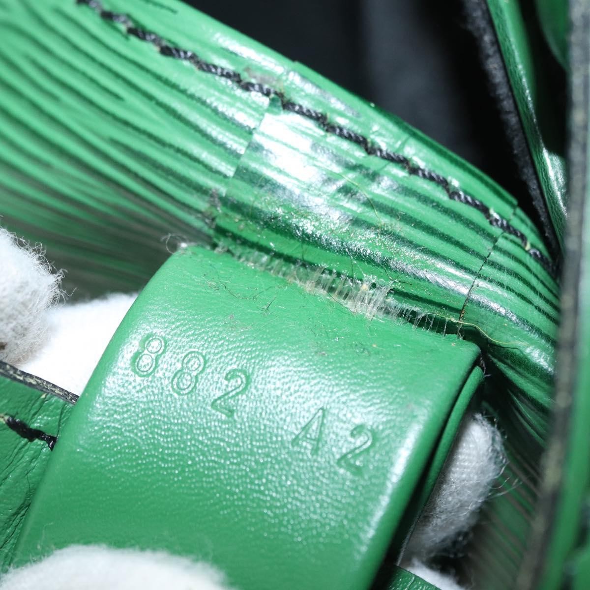 Louis Vuitton Randonnee Backpack Epi Leather, Green, Leather, Backpack