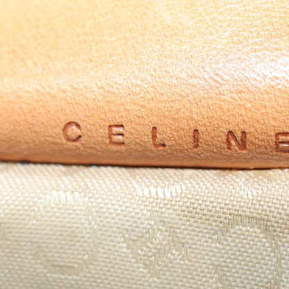 Celine Macadam Shoulder Bag Canvas, TURQUOISE, SUEDE, Shoulder bag