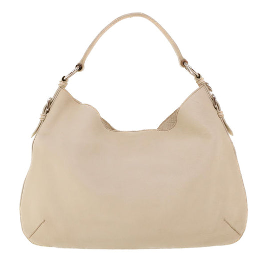 Prada Vintage Shoulder Bag Leather, White, Leather, Shoulder Bag
