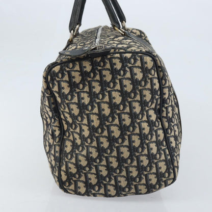 Christian Dior Vintage Trotter Handbag Canvas, Navy, Canvas, Handbag