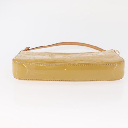 Louis Vuitton Pochette Accessoires NM Monogram Vernis, YELLOW, PATENT_LEATHER, Clutche & pouche