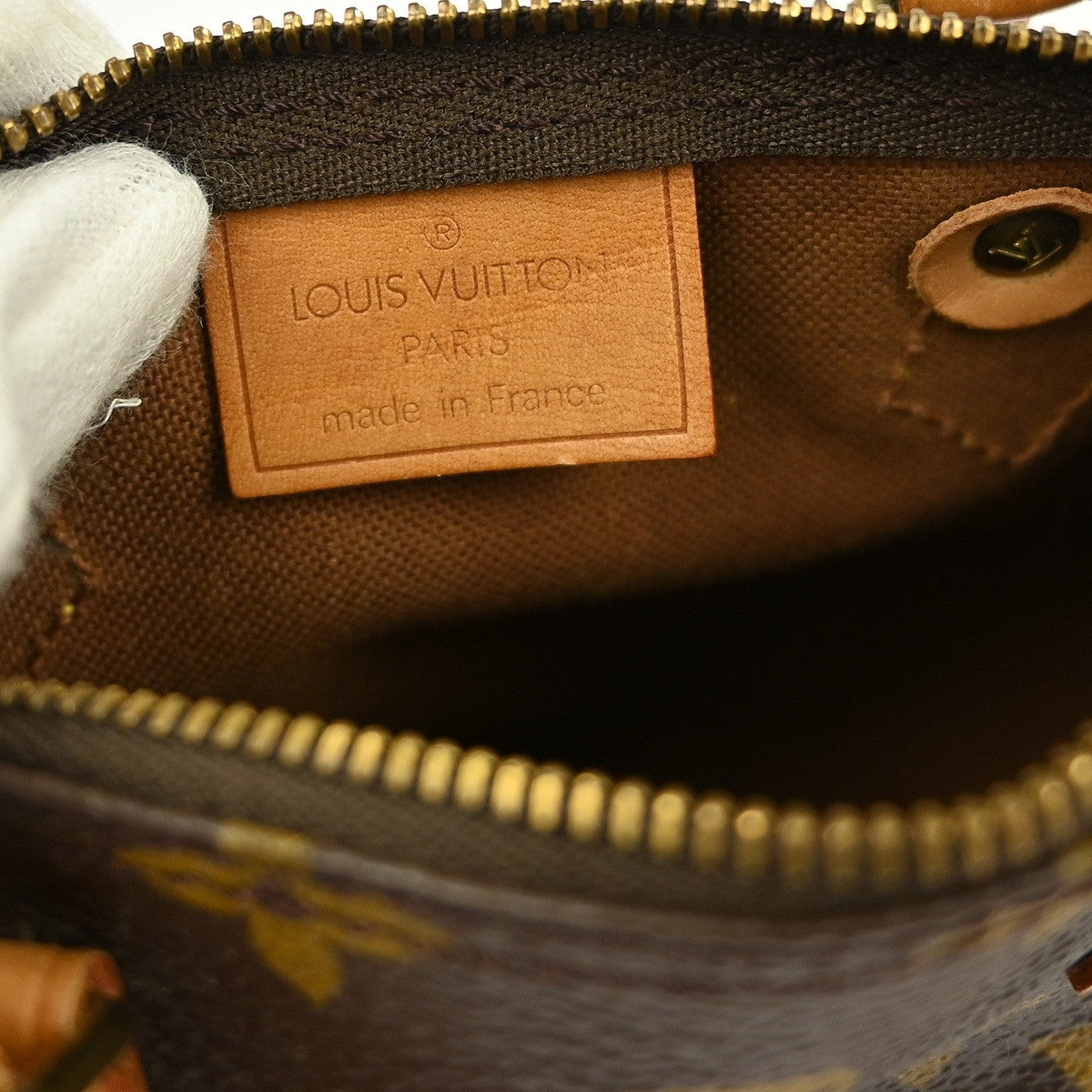 Louis Vuitton Speedy Mini HL Handbag Monogram Canvas, BROWN, CANVAS, Handbag