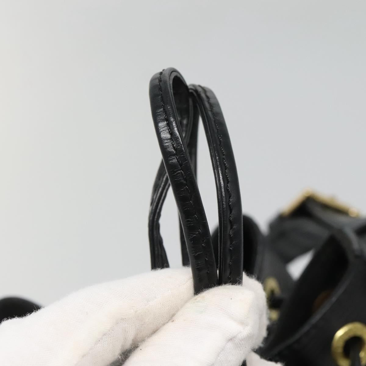 Louis Vuitton Petit Noe Handbag Epi Leather, BLACK, LEATHER, Handbag