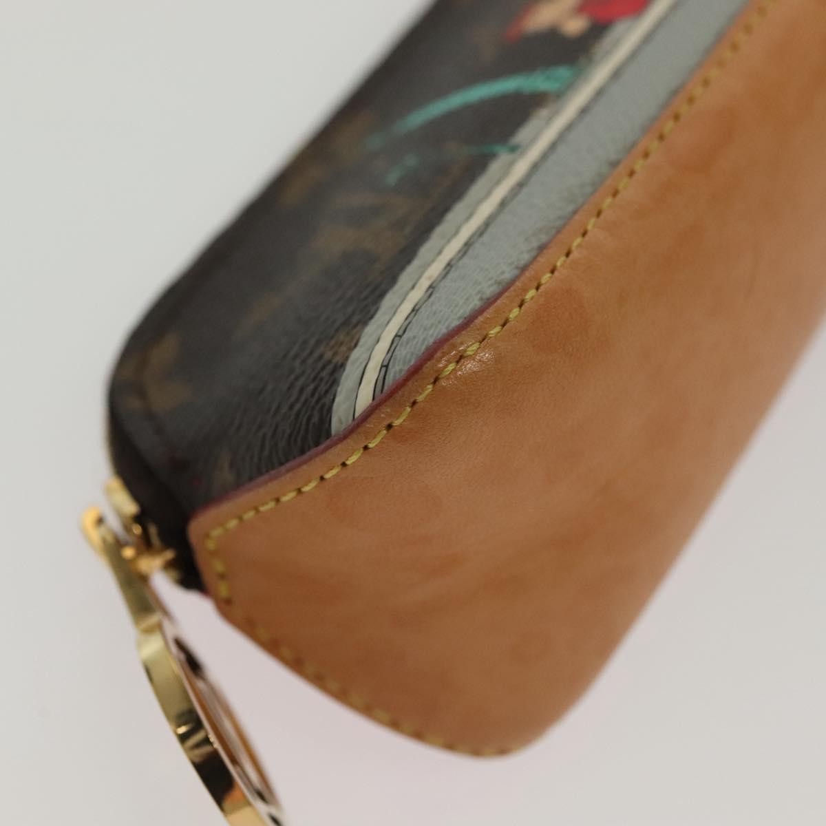 Louis Vuitton Trousse Elizabeth Monogram Vivienne, BROWN, CANVAS, Toiletry Case