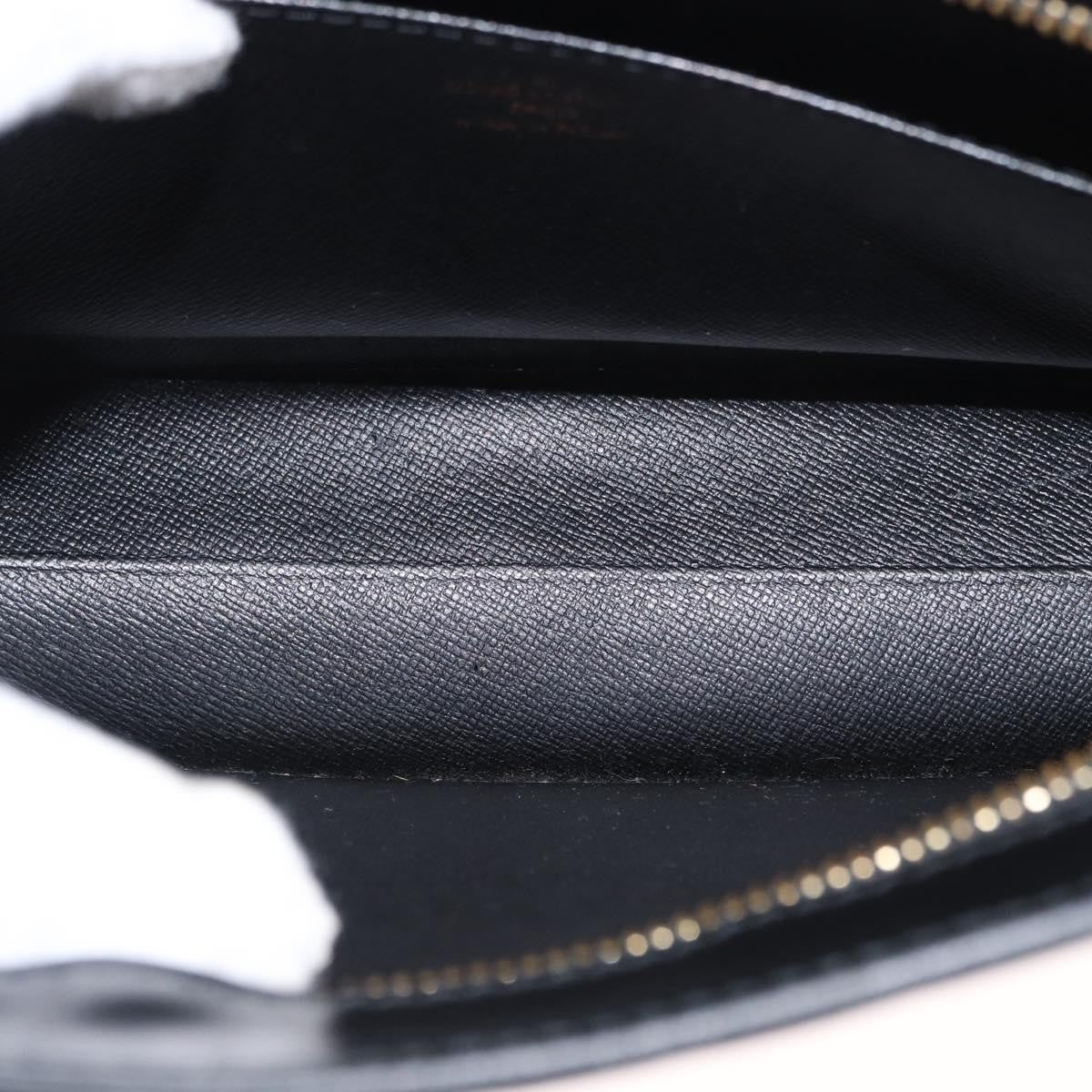 Louis Vuitton Pochette Homme Epi Leather, BLACK, LEATHER, Clutche & pouche