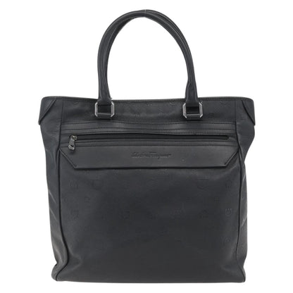 Salvatore Ferragamo Vintage Tote bag Leather, BLACK, LEATHER, Tote bag