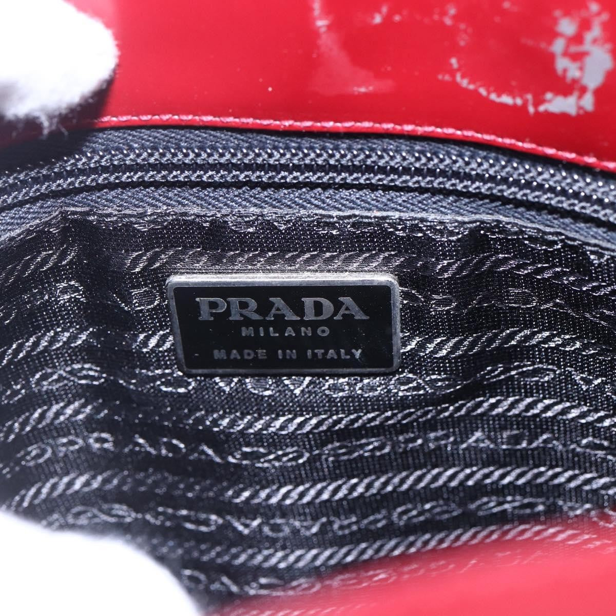 Prada Zip Shopping Tote Leather, RED, OTHER, Tote bag