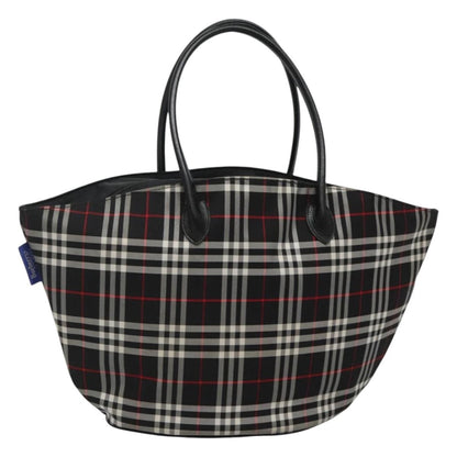 Burberry Nova Check Tote Nylon, BLACK, NYLON, Tote bag