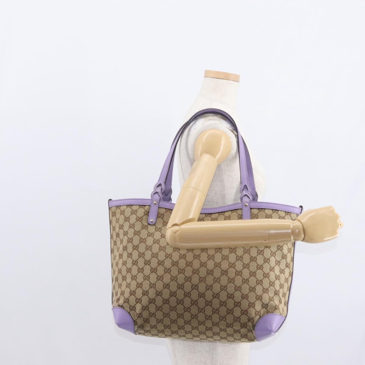 Gucci Vintage tote GG Canvas, BEIGE, CANVAS, Tote bag