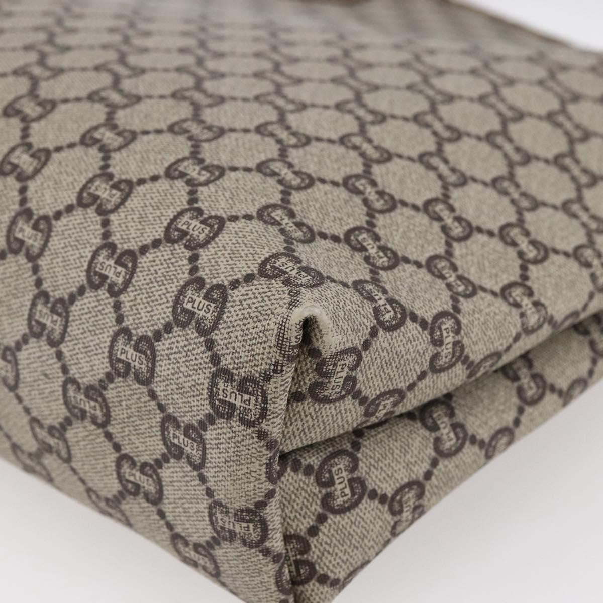 Gucci Vintage Web Strap Tote GG Coated Canvas, BEIGE, CANVAS, Tote bag