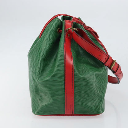 Louis Vuitton Bicolor Petit Noe Handbag Epi Leather, GREEN, LEATHER, Shoulder bag