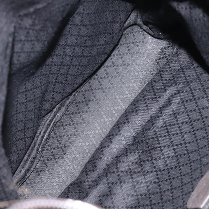 Gucci Vintage Bamboo Handle Tote Nylon, BROWN, NYLON, Tote bag