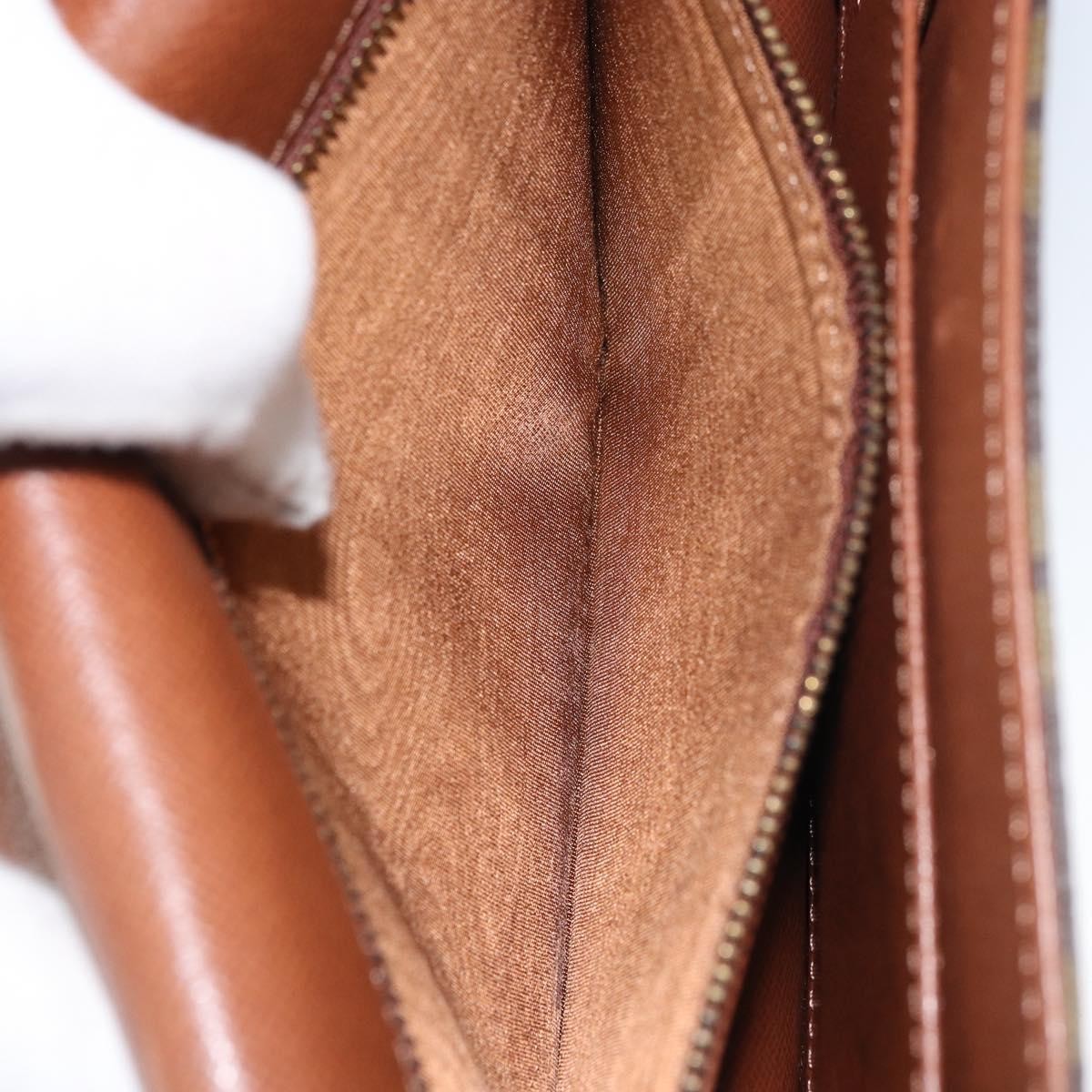 Louis Vuitton Dame Pochette Monogram Canvas, BROWN, CANVAS, Clutche & pouche