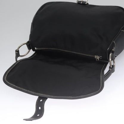 Prada Vintage Shoulder Bag Tessuto, BLACK, NYLON, Shoulder bag