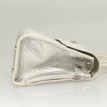 Christian Dior Diorever Bag Leather, SILVER, LEATHER, Bag