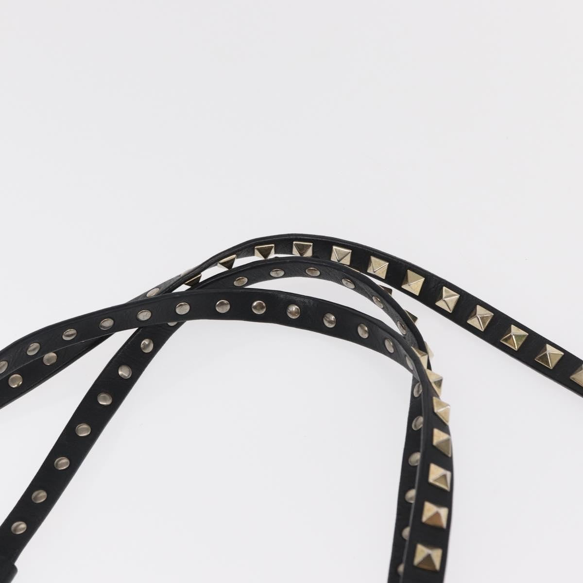 Valentino Garavani Rockstud Tote Textured Leather, BLACK, LEATHER, Tote bag