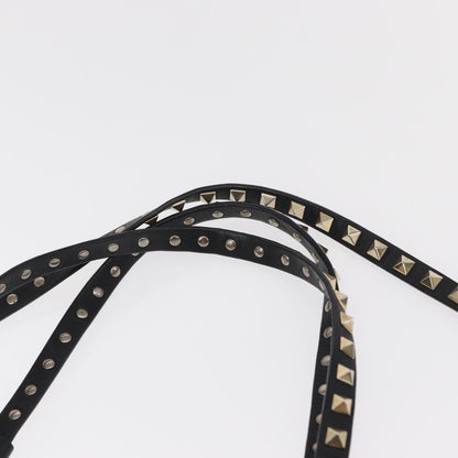 Valentino Garavani Rockstud Tote Textured Leather, BLACK, LEATHER, Tote bag