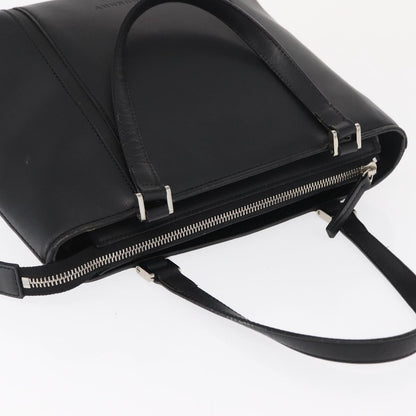 Burberry Vintage Handbag Leather, BLACK, LEATHER, Handbag