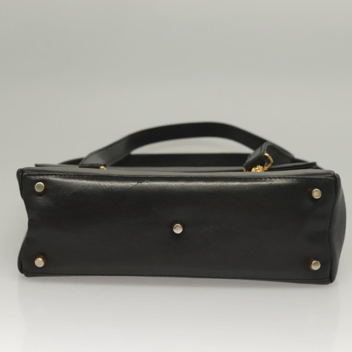 Versace Vintage Flap Shoulder Bag Leather, GOLD, LEATHER, Shoulder bag
