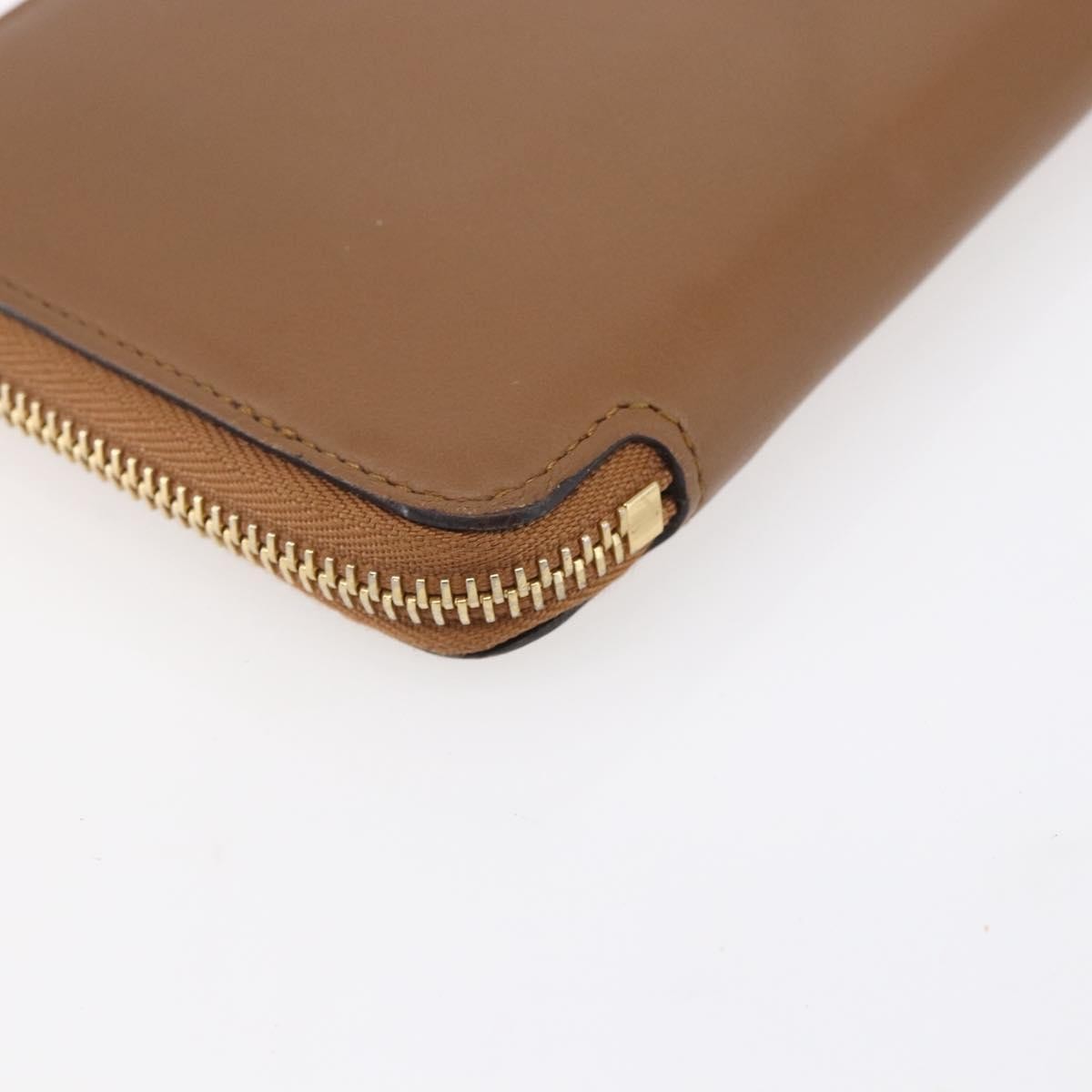 Louis Vuitton Zippy wallet Leather, BROWN, LEATHER, Wallets