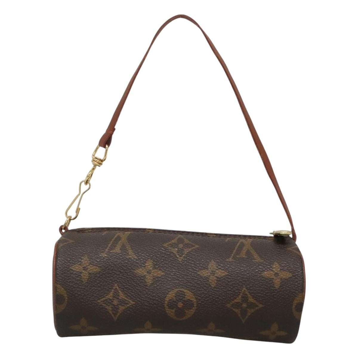 Louis Vuitton Papillon Pochette Monogram Canvas, BROWN, CANVAS, Handbag