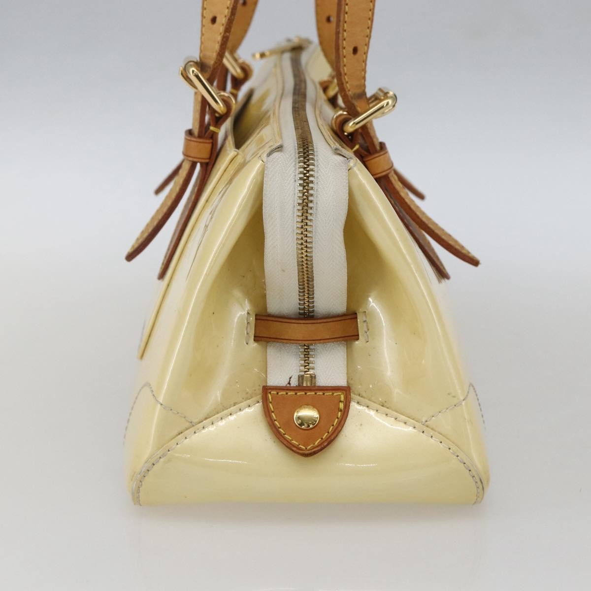 Louis Vuitton Rosewood Avenue Handbag Monogram Vernis, BEIGE, PATENT_LEATHER, Handbag