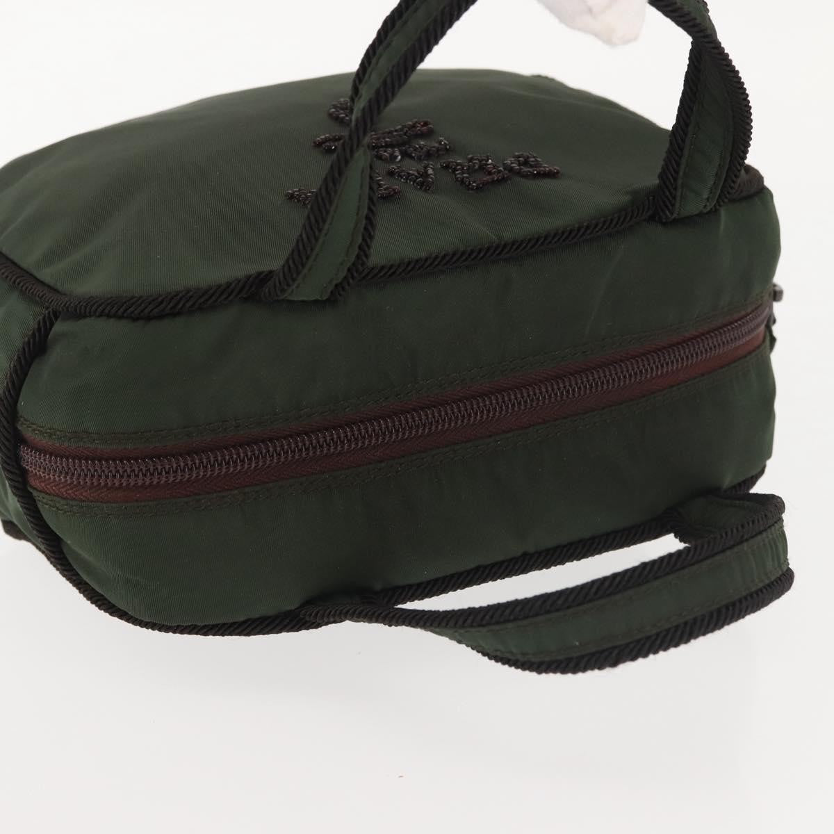Prada Vintage Handbag Tessuto, Khaki, Nylon, Handbag