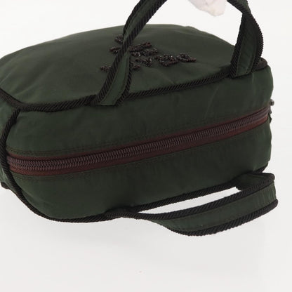 Prada Vintage Handbag Tessuto, Khaki, Nylon, Handbag