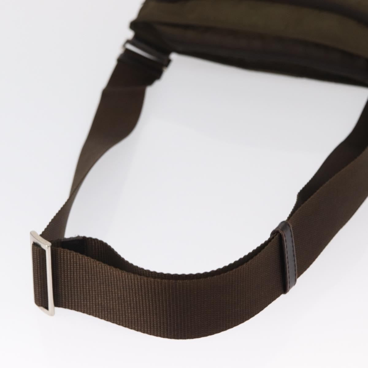 Prada Front Pocket Messenger Bag Tessuto, KHAKI, NYLON, Shoulder bag