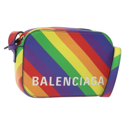 Balenciaga Everyday Camera Bag Printed Leather, MULTICOLOUR, LEATHER, Shoulder bag