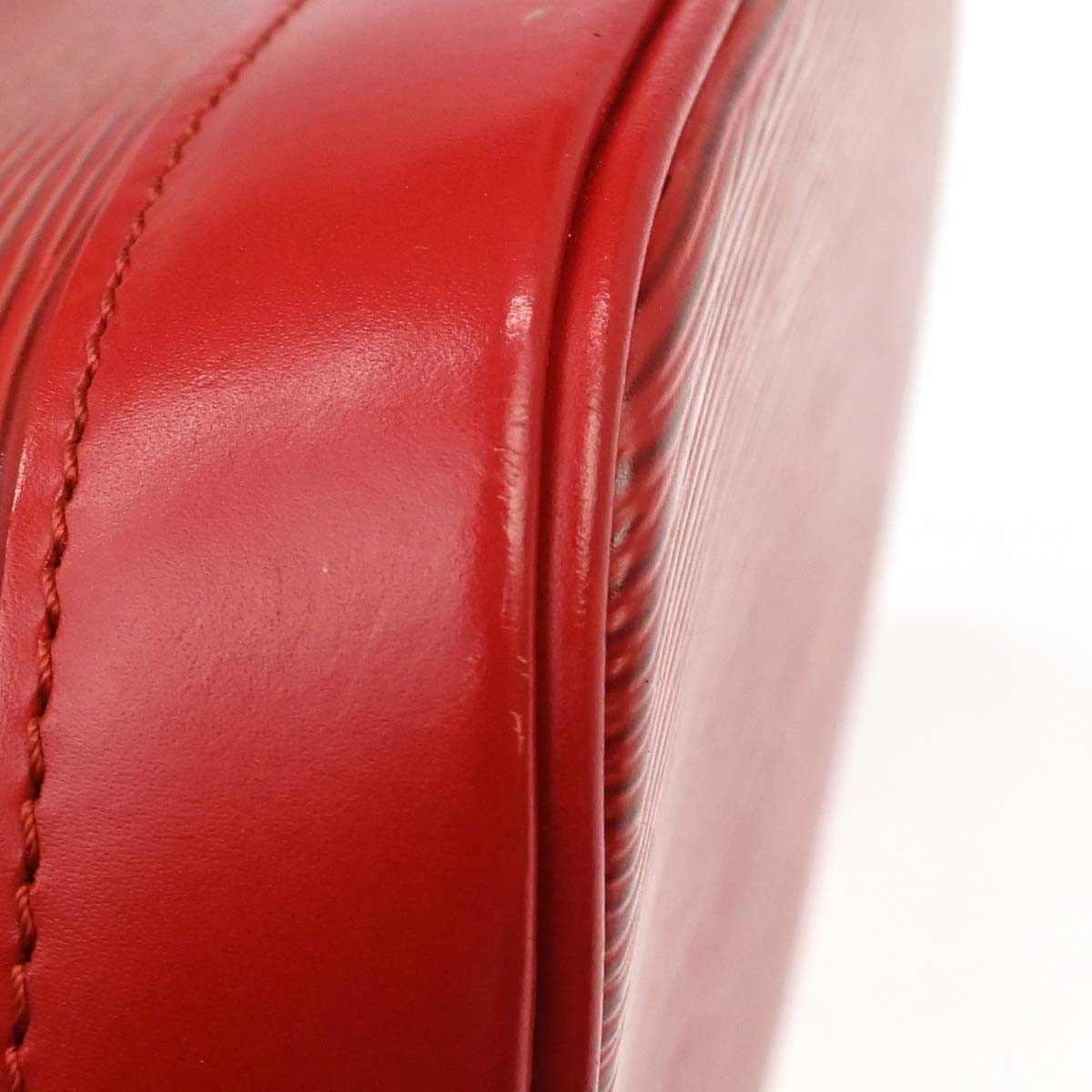 Louis Vuitton Alma Handbag Epi Leather, Red, Leather, Handbag