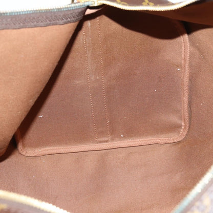 Louis Vuitton Keepall Bandouliere Bag Monogram Canvas, BROWN, CANVAS, Travel bag