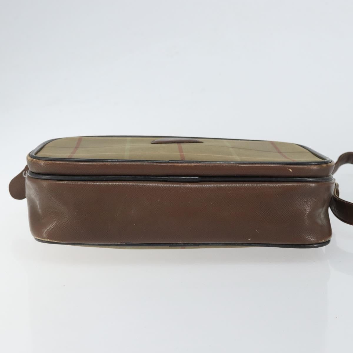 Burberry Nova check Shoulder bag Canvas, BEIGE, CANVAS, Shoulder bag