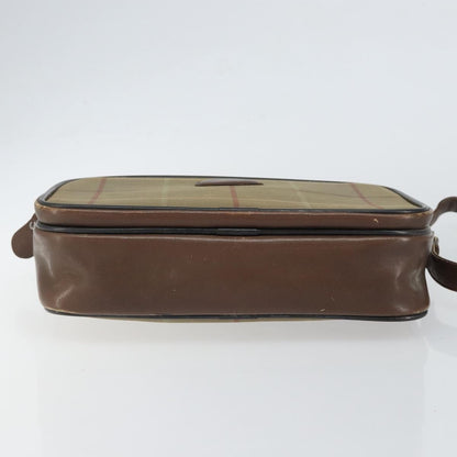 Burberry Nova check Shoulder bag Canvas, BEIGE, CANVAS, Shoulder bag