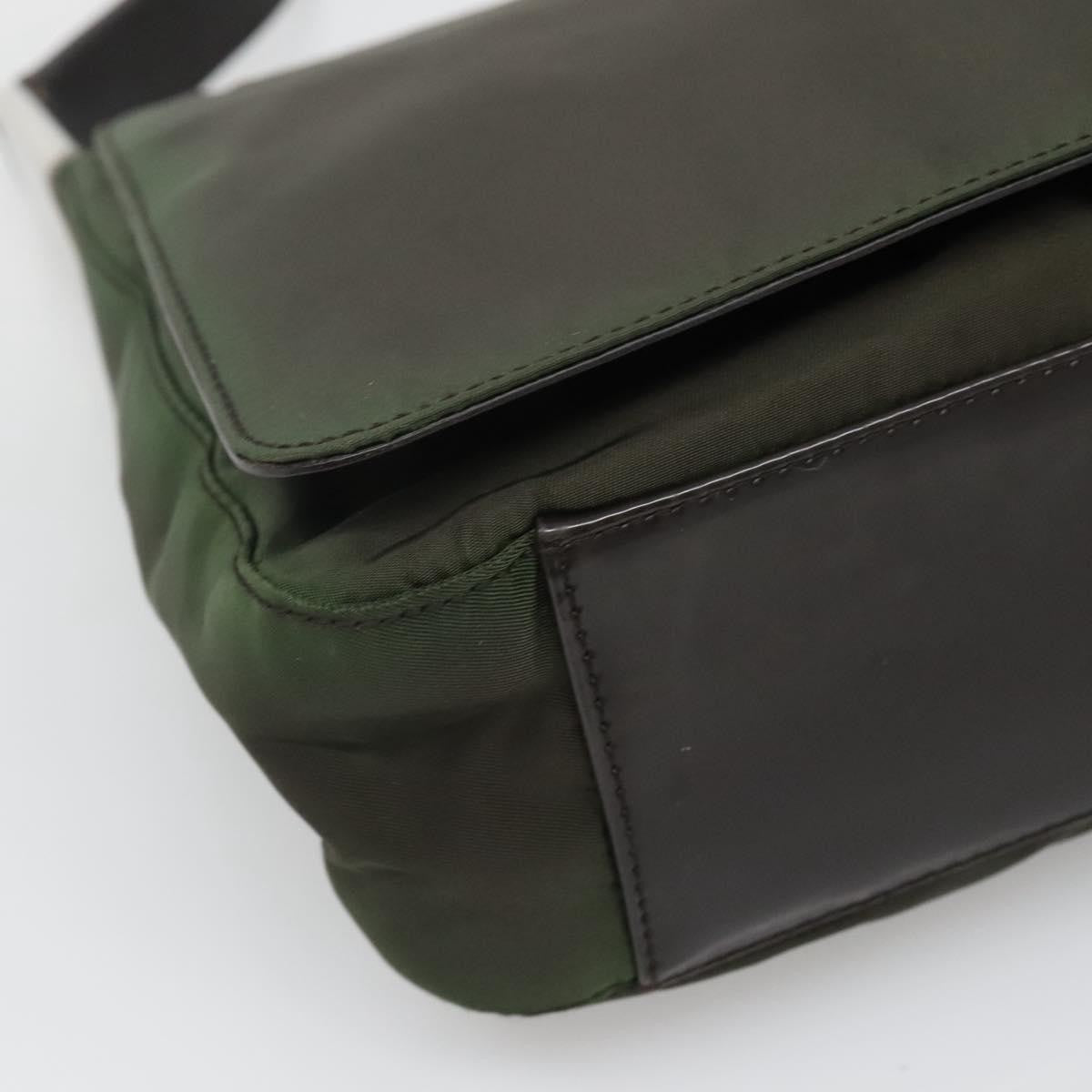 Prada Vintage Shoulder Bag Tessuto, KHAKI, NYLON, Shoulder bag