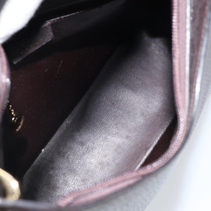 Gucci Vintage Bamboo Hobo Leather, BROWN, LEATHER, Shoulder bag