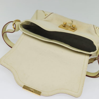 Louis Vuitton Suhali L'Essentiel Handbag Leather, WHITE, LEATHER, Shoulder bag