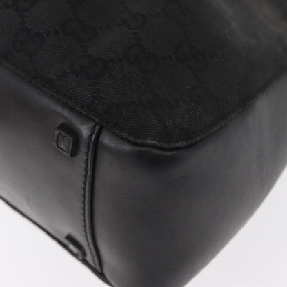 Gucci Vintage Handbag Canvas, BLACK, CANVAS, Handbag