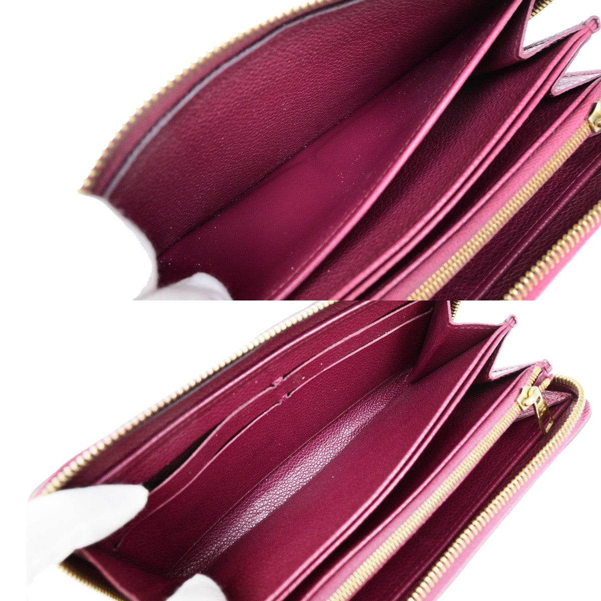 Louis Vuitton Portefeuille zippy Monogramme Empreinte Monogramme Empreinte, PURPLE, LEATHER, Wallets