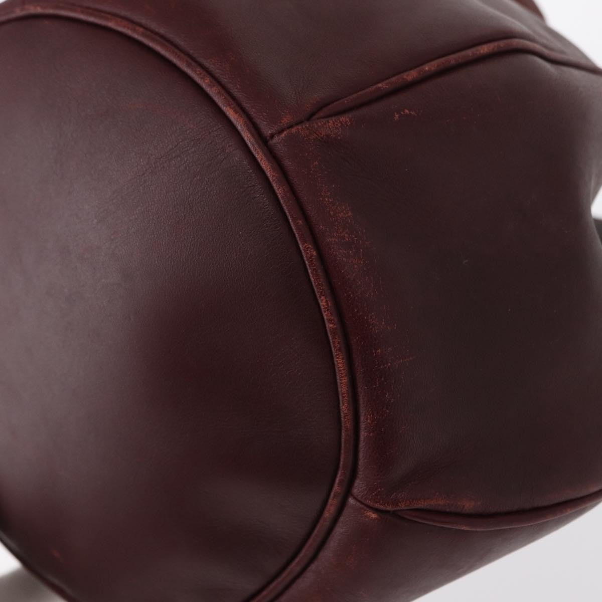 cartier Must de cartier bag Leather, BURGUNDY, LEATHER, Shoulder bag