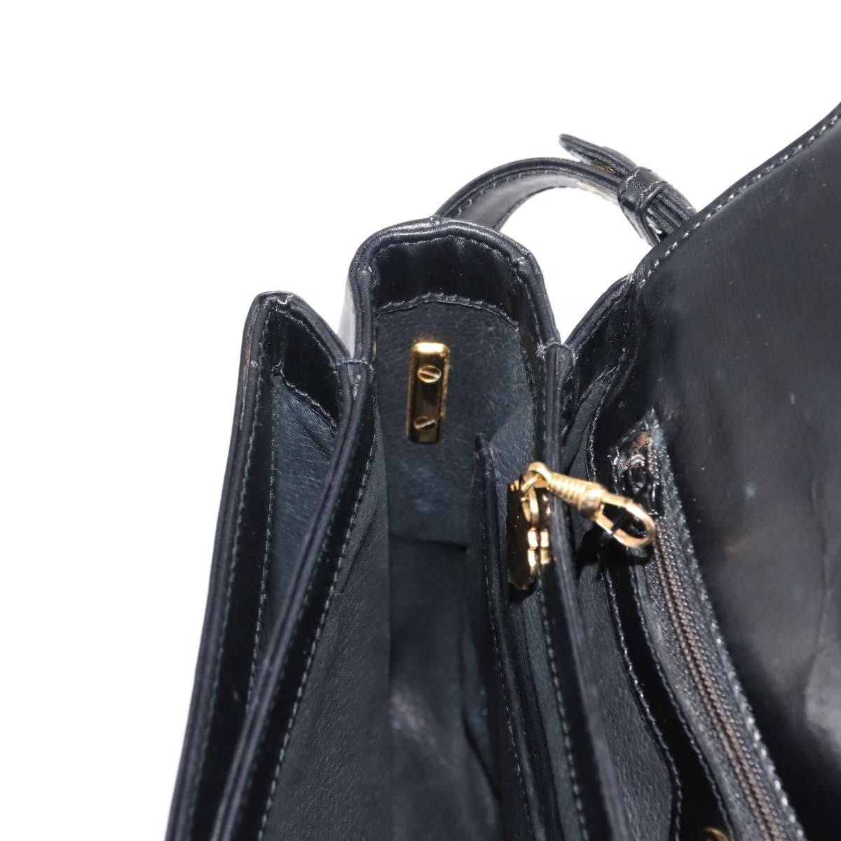 Gucci Vintage Shoulder Bag Leather, BLACK, LEATHER, Shoulder bag